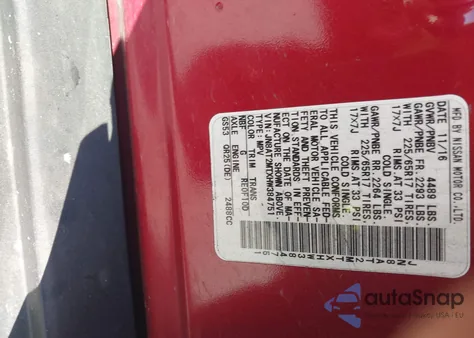 2017 Nissan Rogue S z USA, uszkodzony, nr VIN JN8AT2MTXHW384751